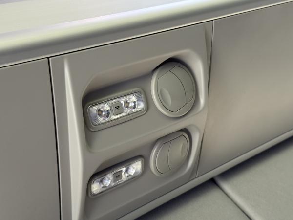 Individual Lights above each seat, along with air vent control